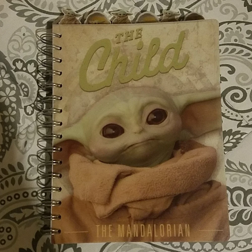 Star Wars Grogu Mandalorian Disney Notebook Brand New
